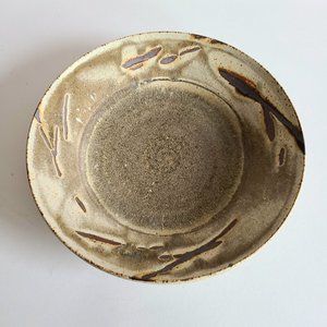 Handmade stoneware ceramic plate/bowl.